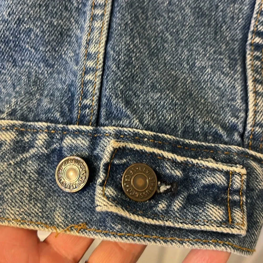 Vintage Levi's 70506 Type III Trucker Jacket USA Made 36 1980s
